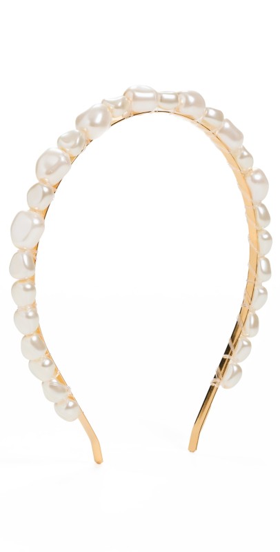 LELET NY Aria Headband Pearl