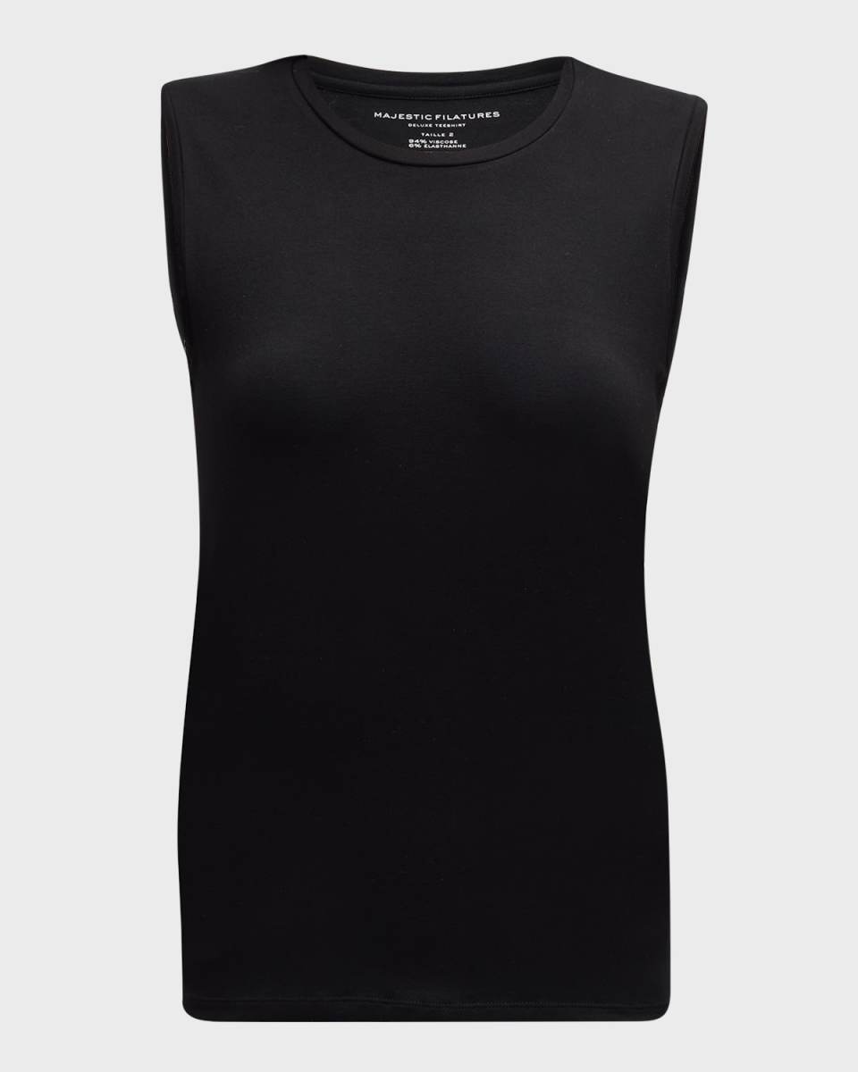 Soft Touch Sleeveless Crew