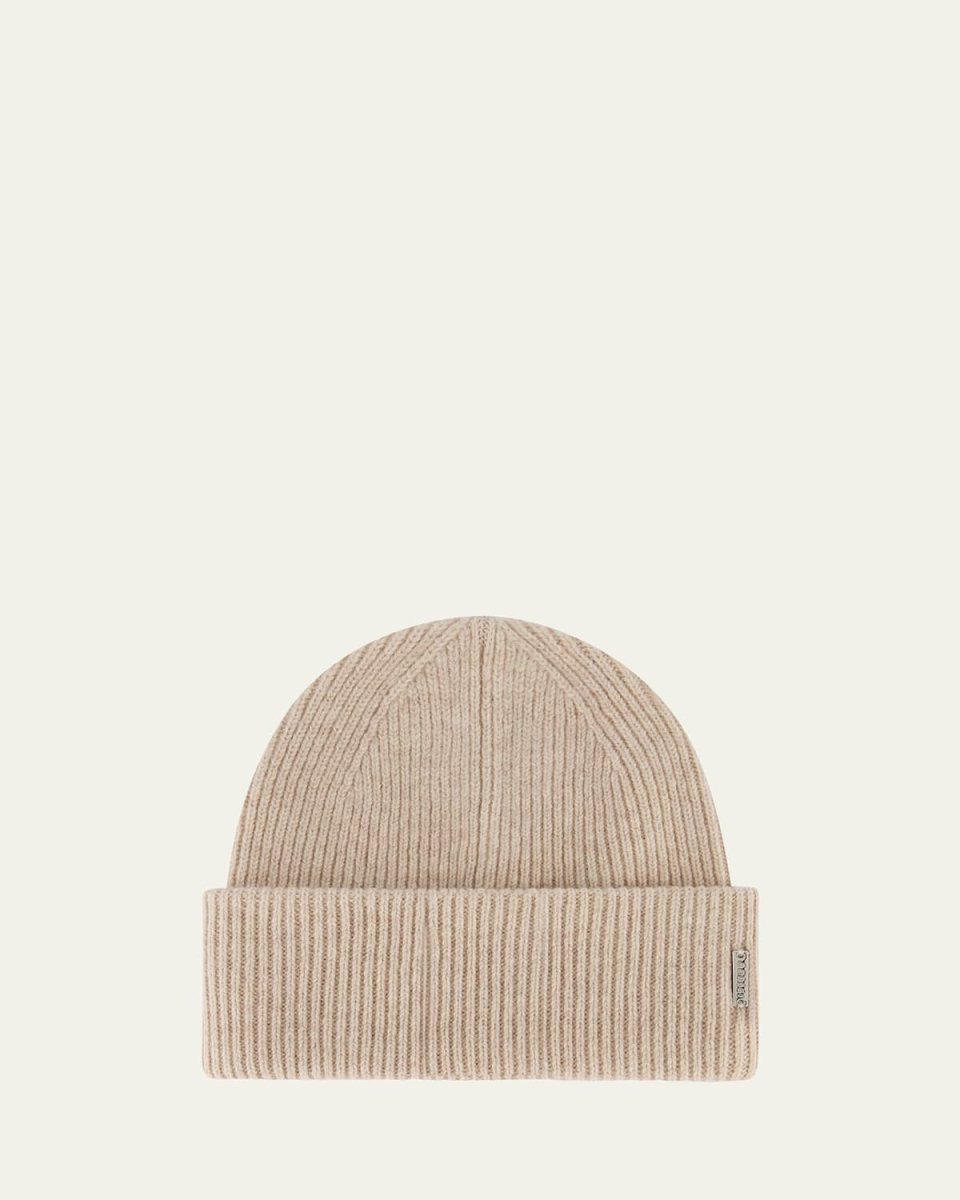 Ribbed Wool Beanie