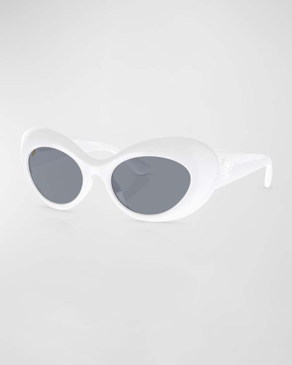 Medusa Plastic Oval Sunglasses