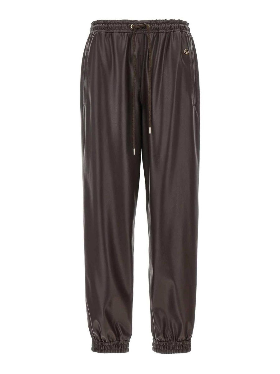 Stella Mccartney Pantalons De Sport - Marron