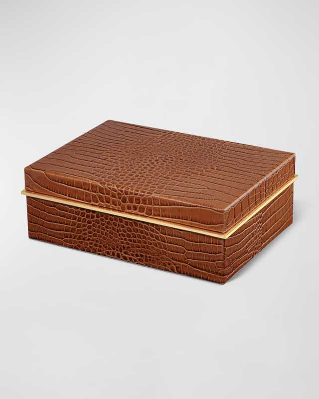 Classic Croc Leather Small Box