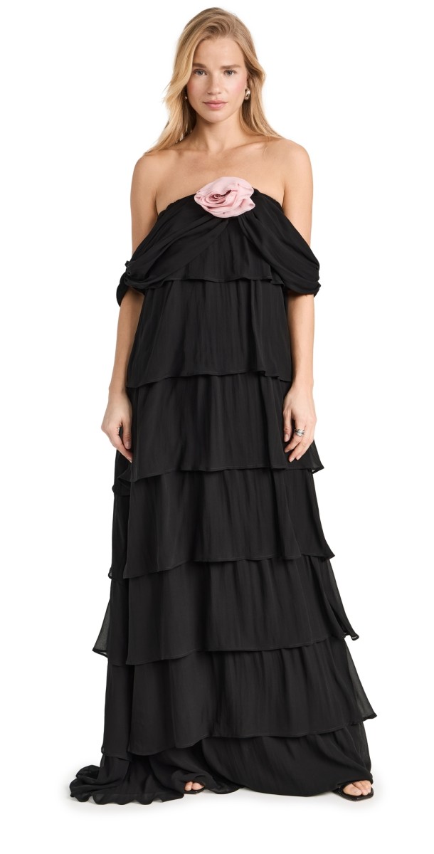Bernadette Henry Long Dress Black