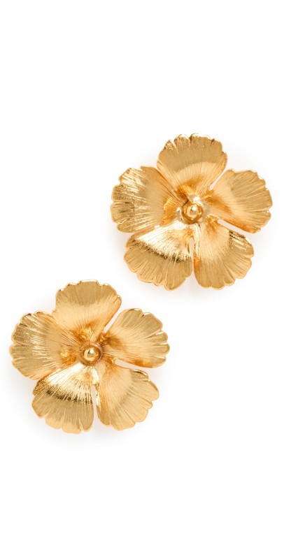Jennifer Behr Rowena Earrings Antique/Gold