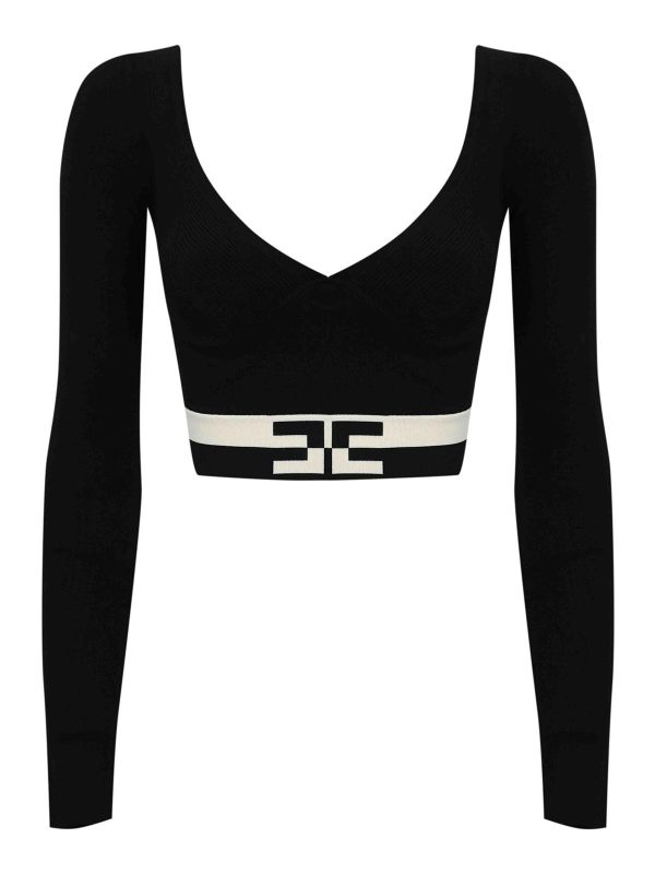 Elisabetta Franchi Top - Noir