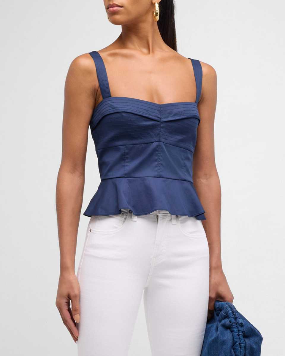 Carnegie Peplum Top