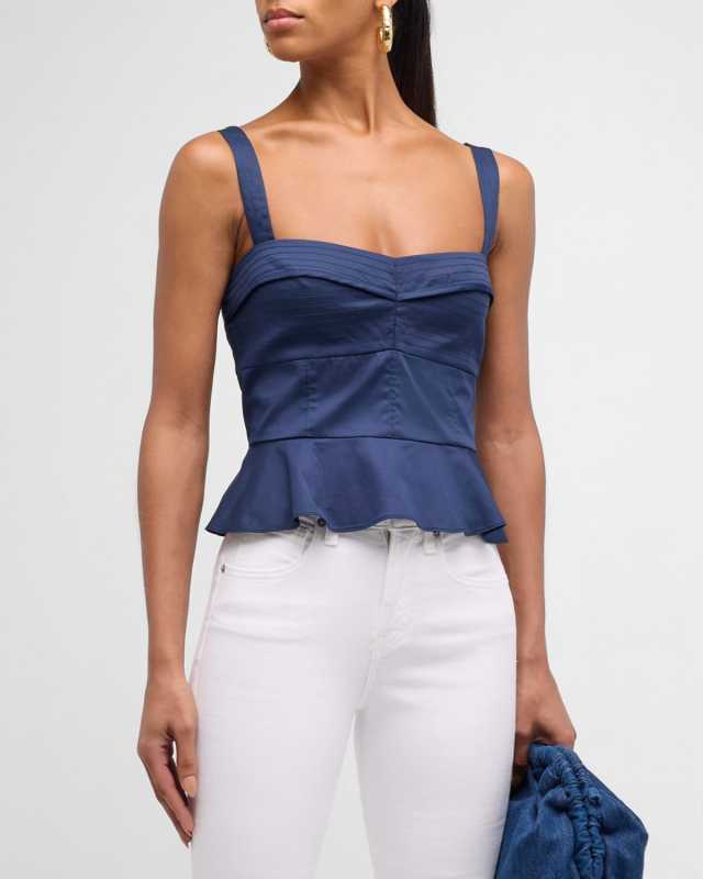Carnegie Peplum Top