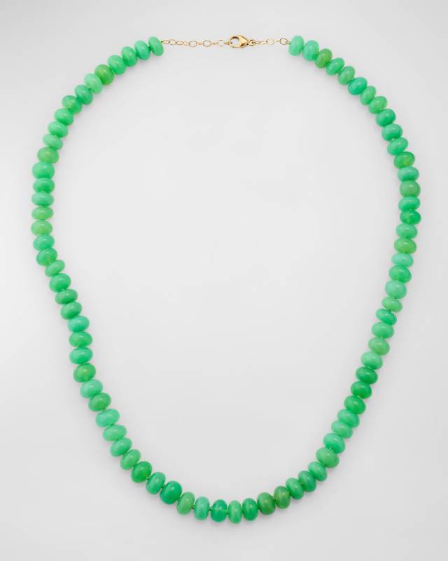 Oracle Chrysoprase Crystal Necklace