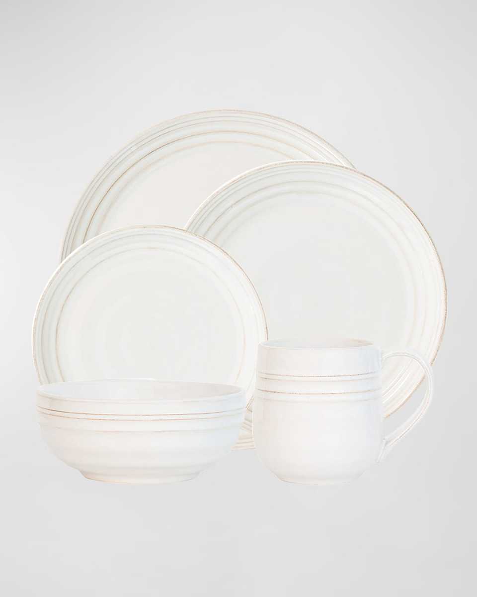 Bilbao 5pc Place Setting - Whitewash