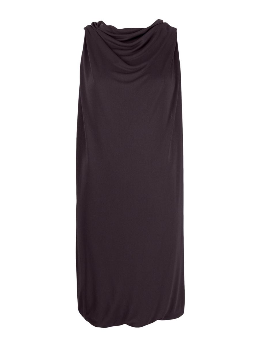Lanvin Robe Au Genou - Marron