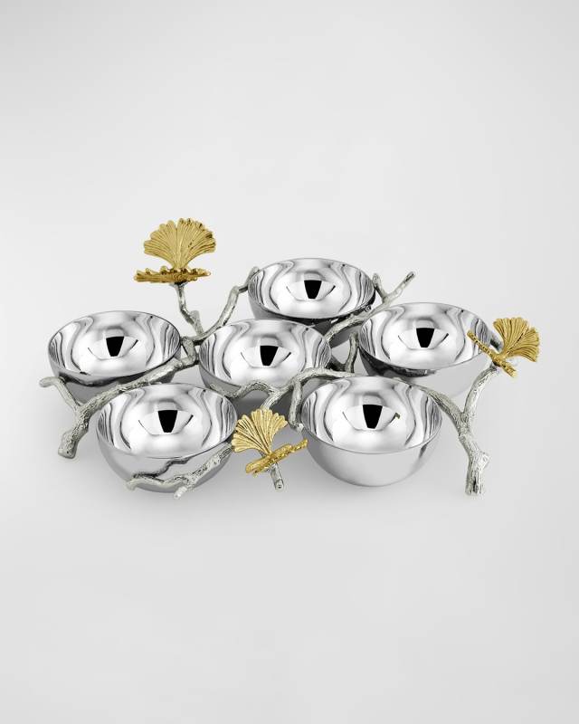 Butterfly Ginkgo Luxe Seder Plate