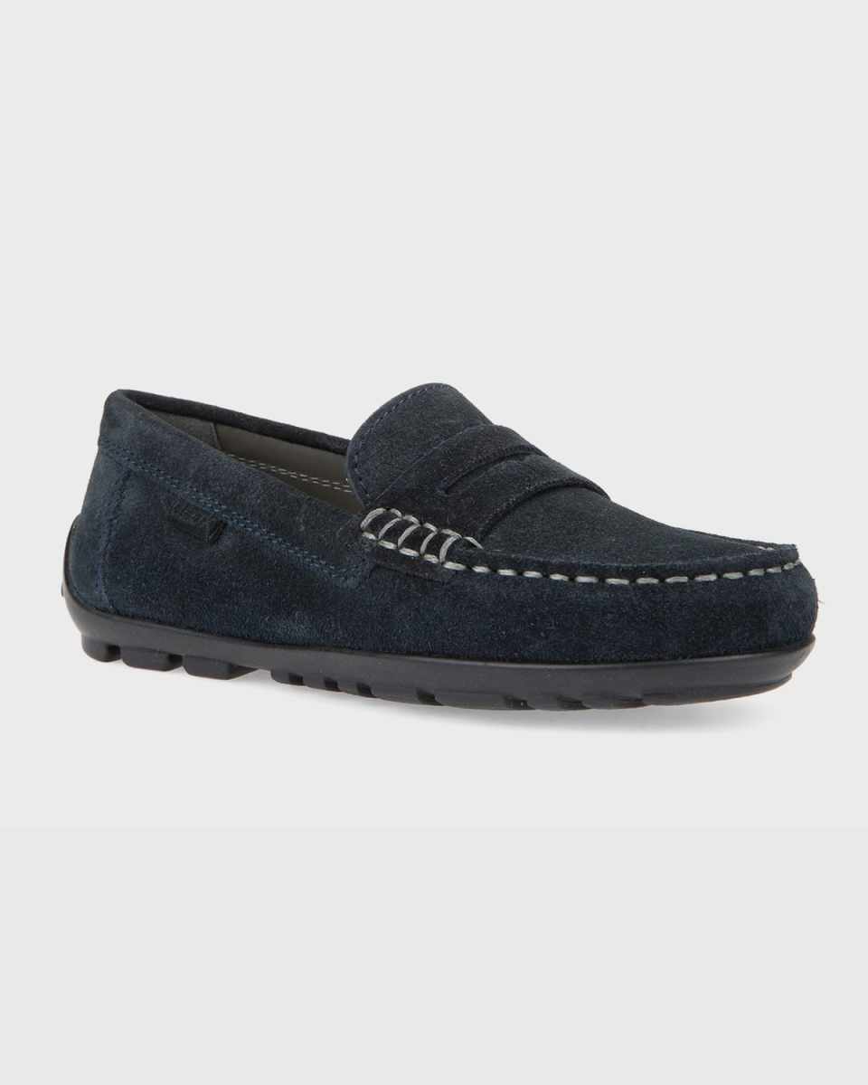 Boy's New Fast Suede Penny Loafers, Toddler/Kids