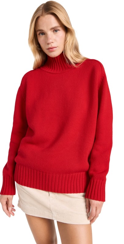 DEMYLEE Gnar Sweater Scarlet Red