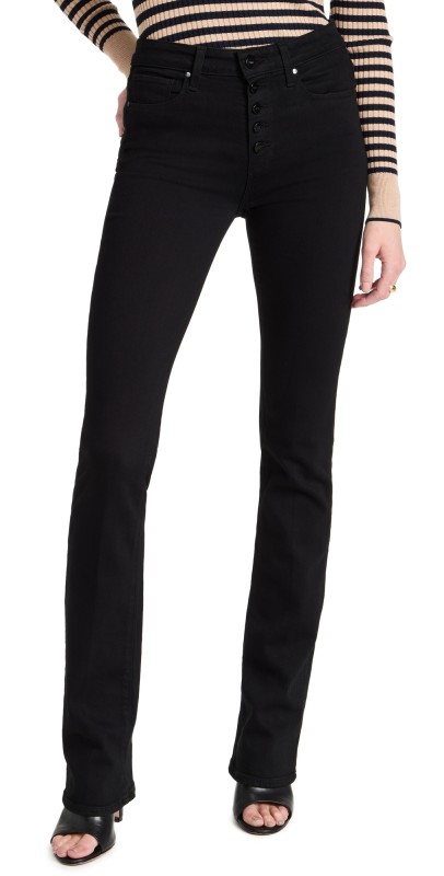 PAIGE Manhattan Jeans Black Shadow