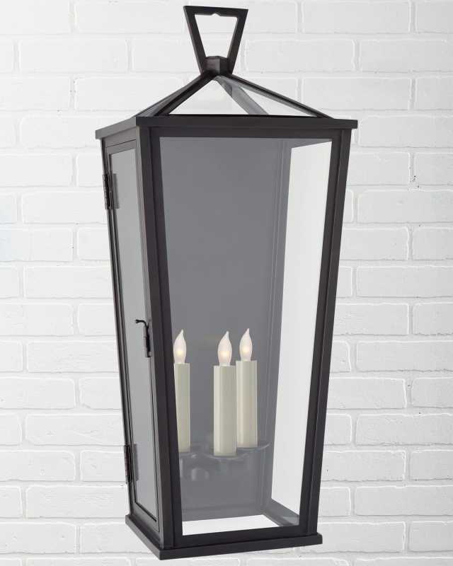Darlana Large Tall 3/4 Wall Lantern By Chapman & Myers