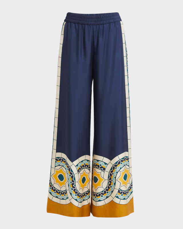 Placee Printed Palazzo Pants