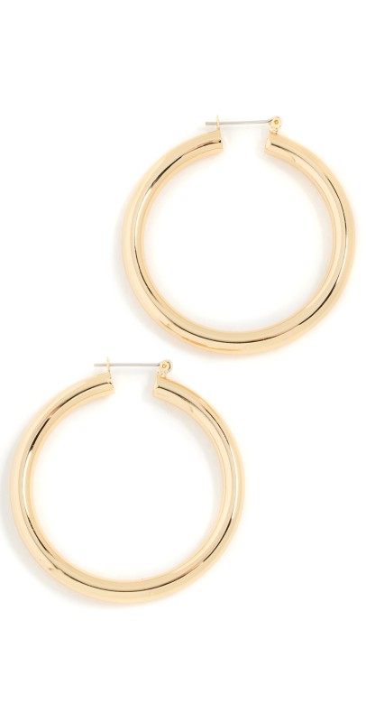 Luv Aj Amalfi Tube Earrings Silver