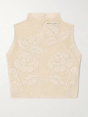 MAGDA BUTRYM Crocheted cotton tank