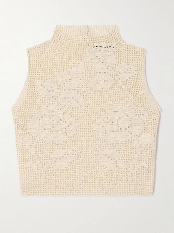 MAGDA BUTRYM Crocheted cotton tank