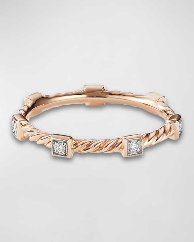 2mm Cable Collectibles Stack Ring in 18K Gold