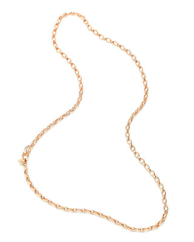 18k Rose Gold Chain Necklace