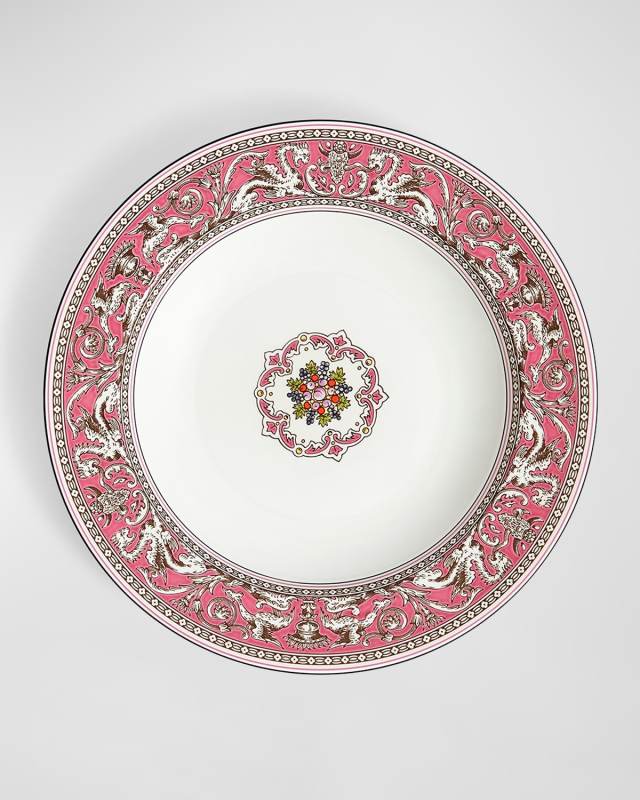 Florentine Fuchsia Soup Plate