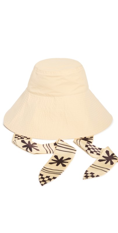 Nanushka Nash Hat Vintage Creme/Totem Creme