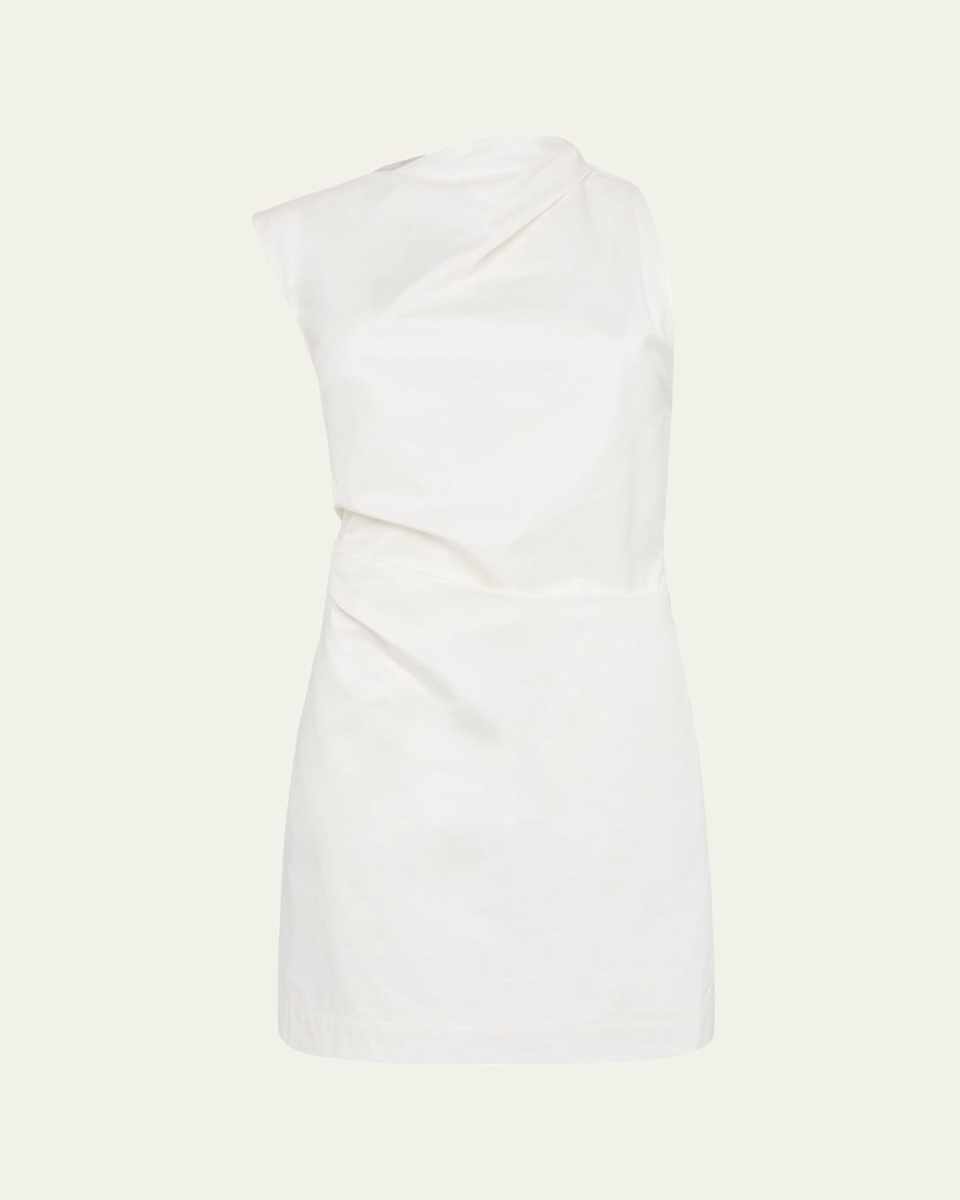 Asymmetric Sleeveless Mini Dress