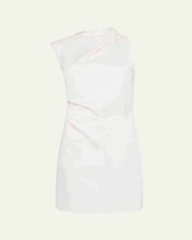 Asymmetric Sleeveless Mini Dress