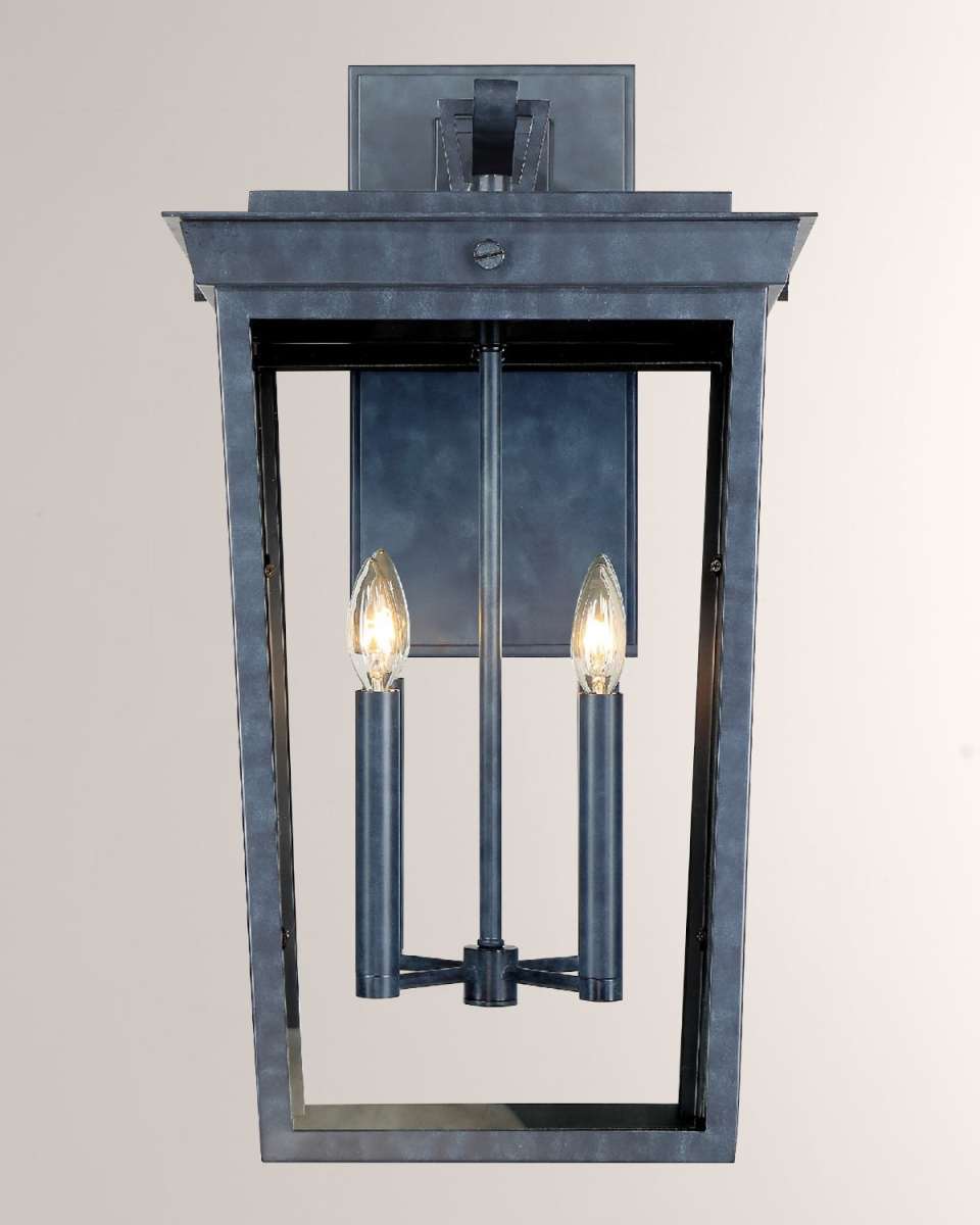 Belmont 4-Light Graphite Outdoor Wall Mount