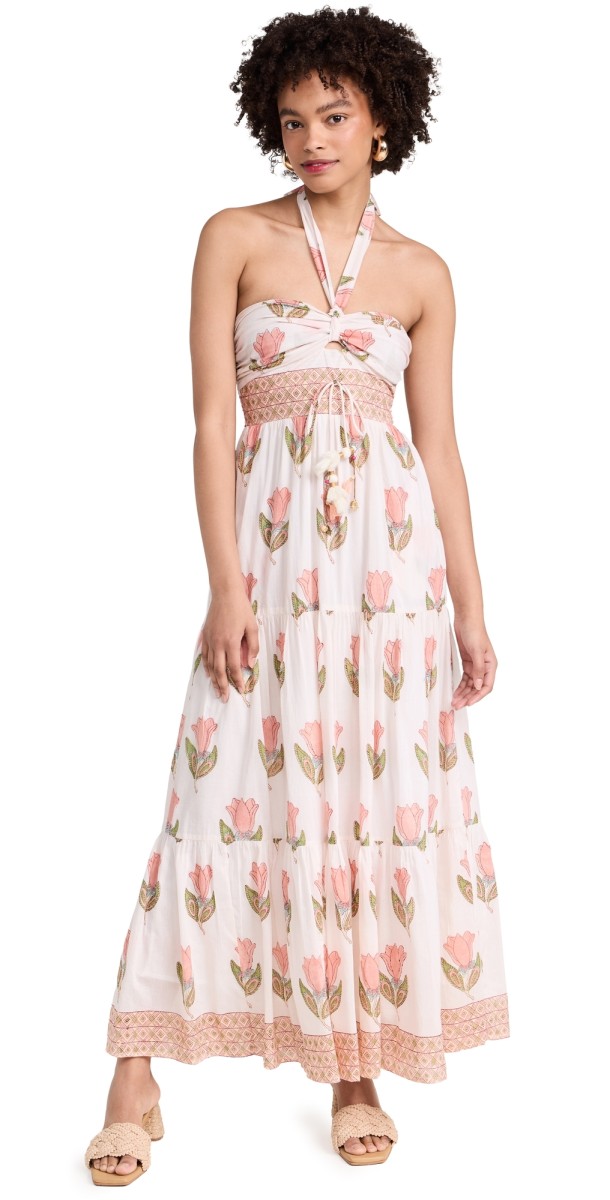 Bell Alex Maxi Dress Peach Tulip
