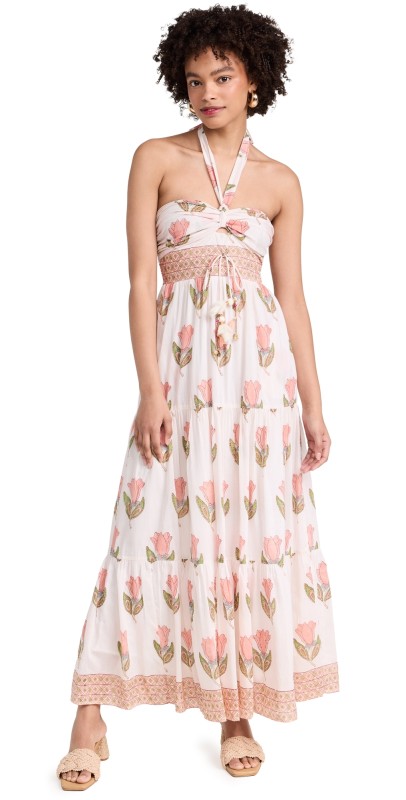 Bell Alex Maxi Dress Peach Tulip