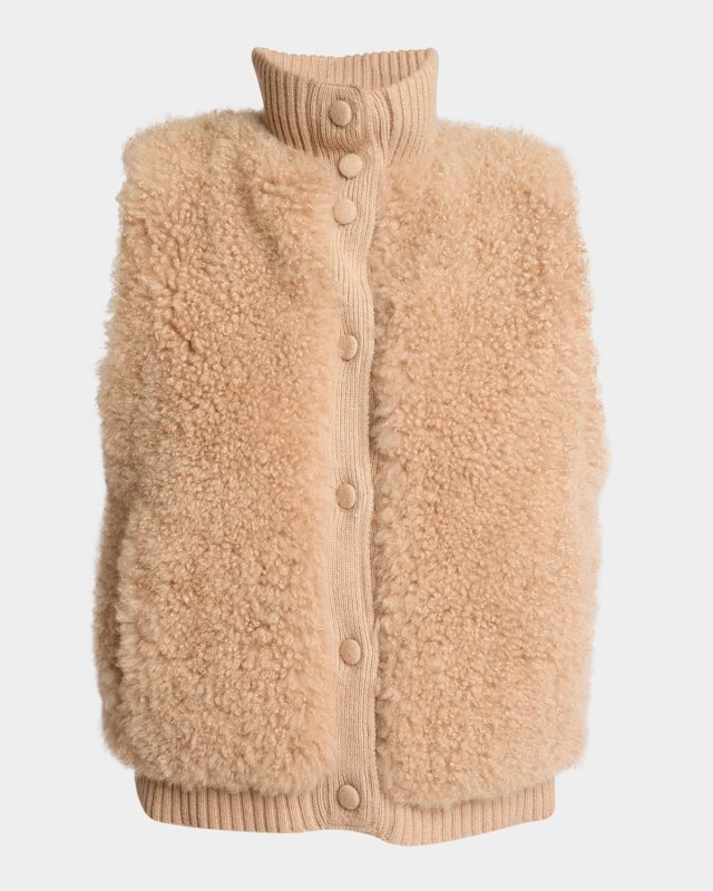 Gilet Shearling Vest