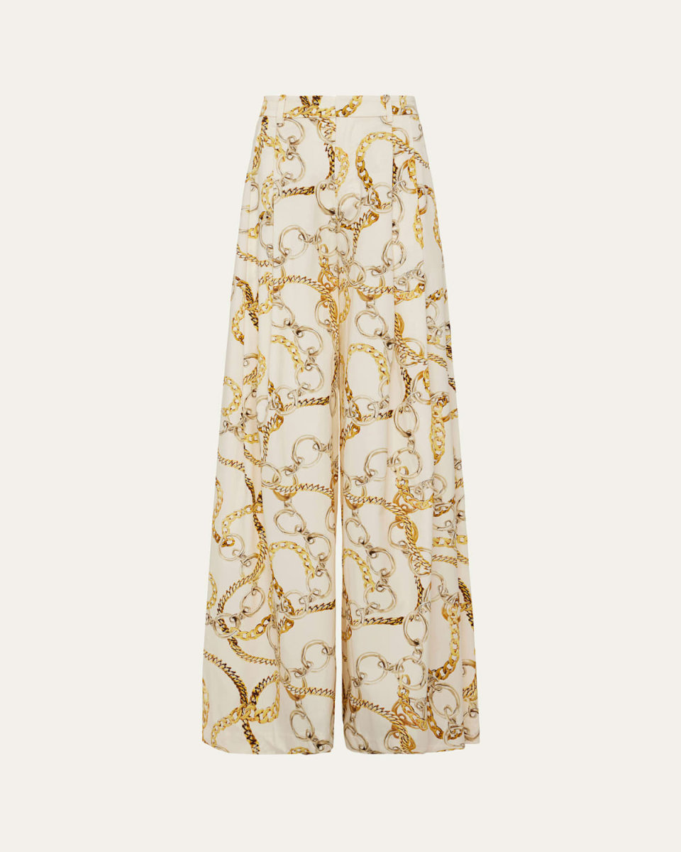 Dree Multi-Chain Wide-Leg Trousers