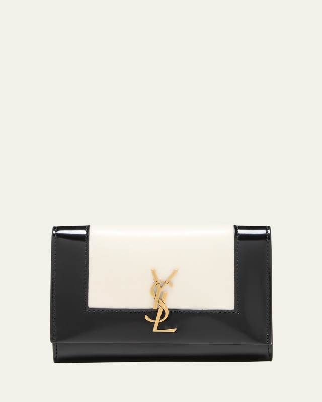 Cassandra Small YSL Patent Leather Wallet