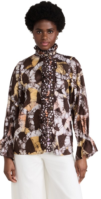 Busayo Dayisi Blouse Brown-Multi