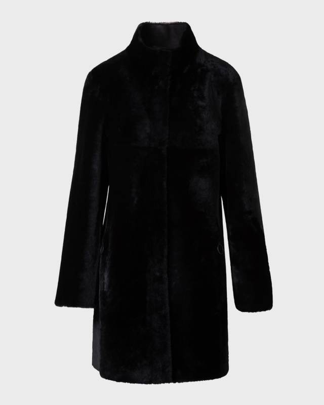 Lamb Shearling Reversible Coat
