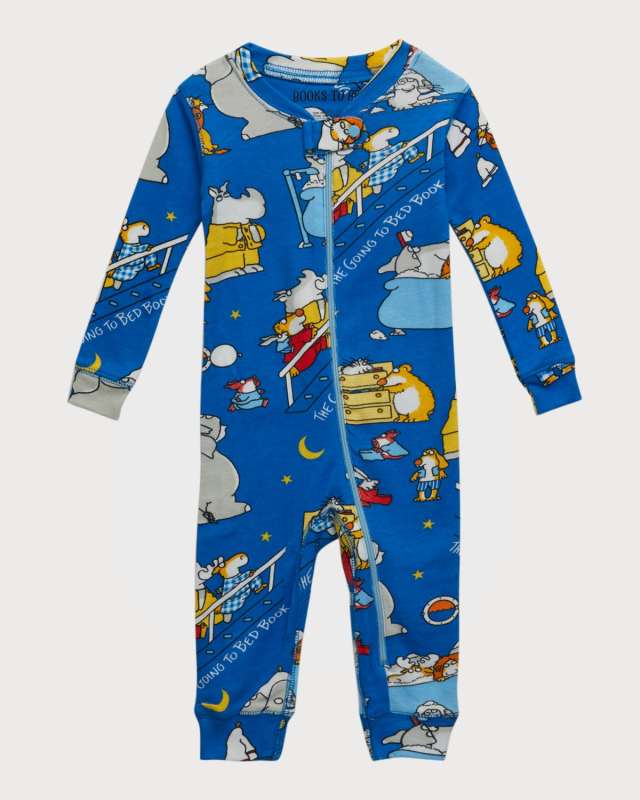 Kid's Going to Bed Book Printed Pajama Gift Set, Size 6-24
