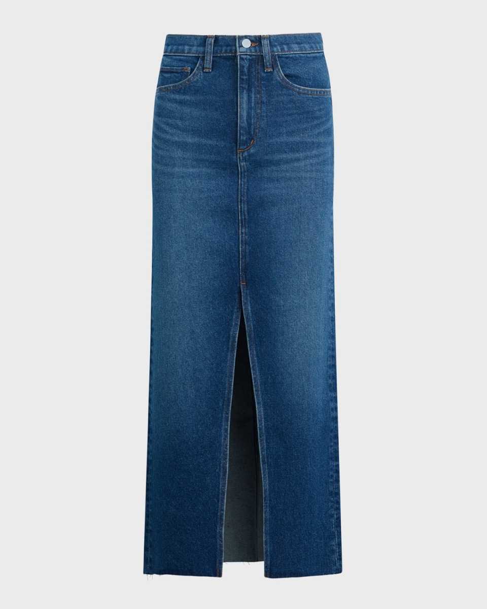 The Eva Denim Maxi Skirt