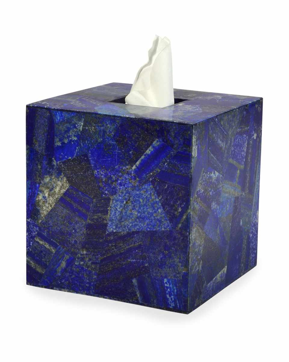 Taj Lapis Tissue Box Cover