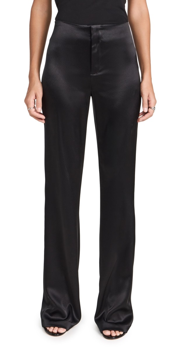 alice + olivia Teeny Wb Fit Flare Boot Pants Black