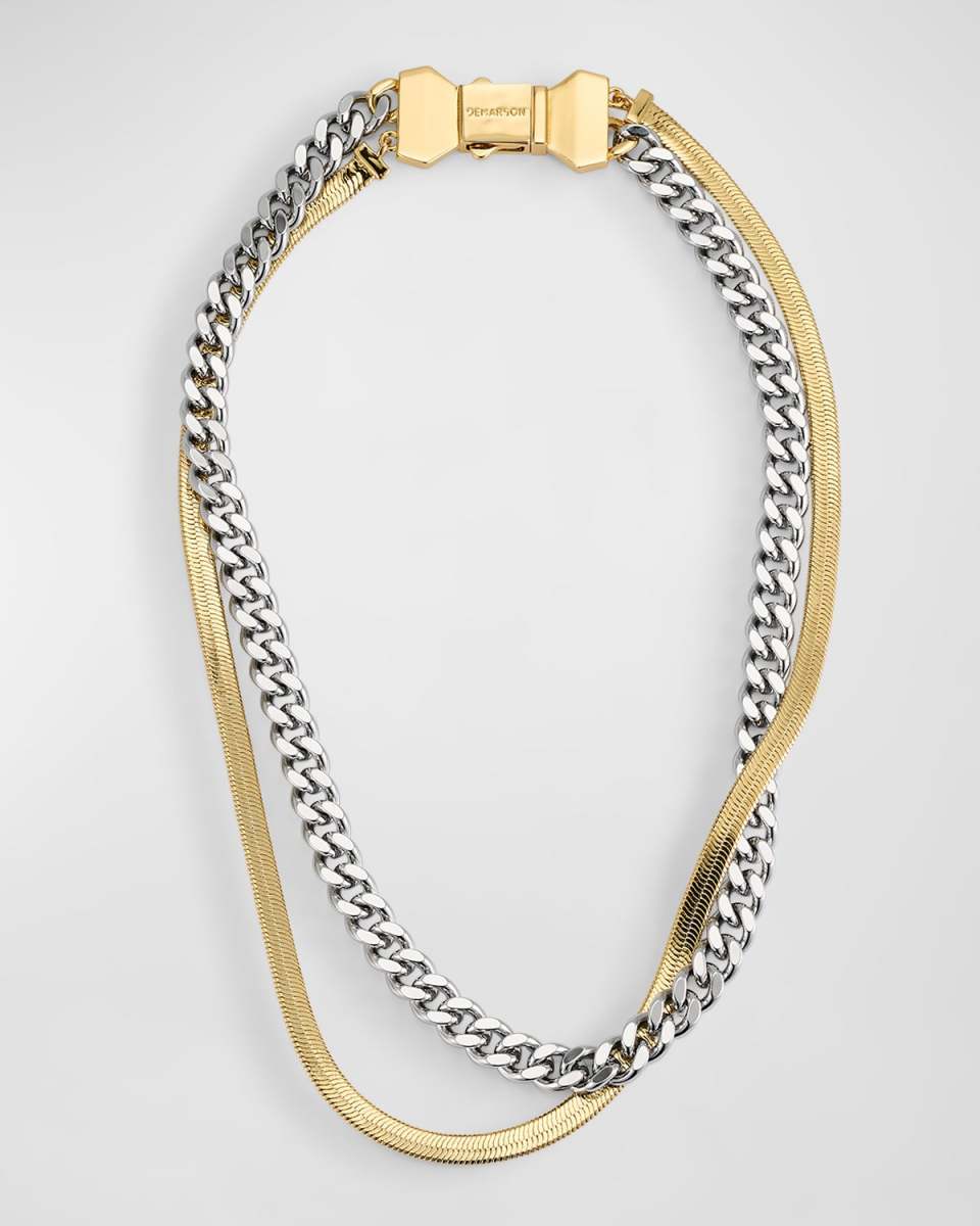 Nadine Layered Two-Tone Necklace