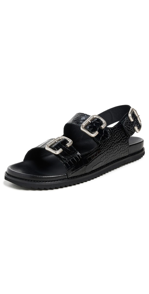 Freda Salvador Piper Sandals Black