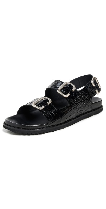 Freda Salvador Piper Sandals Black