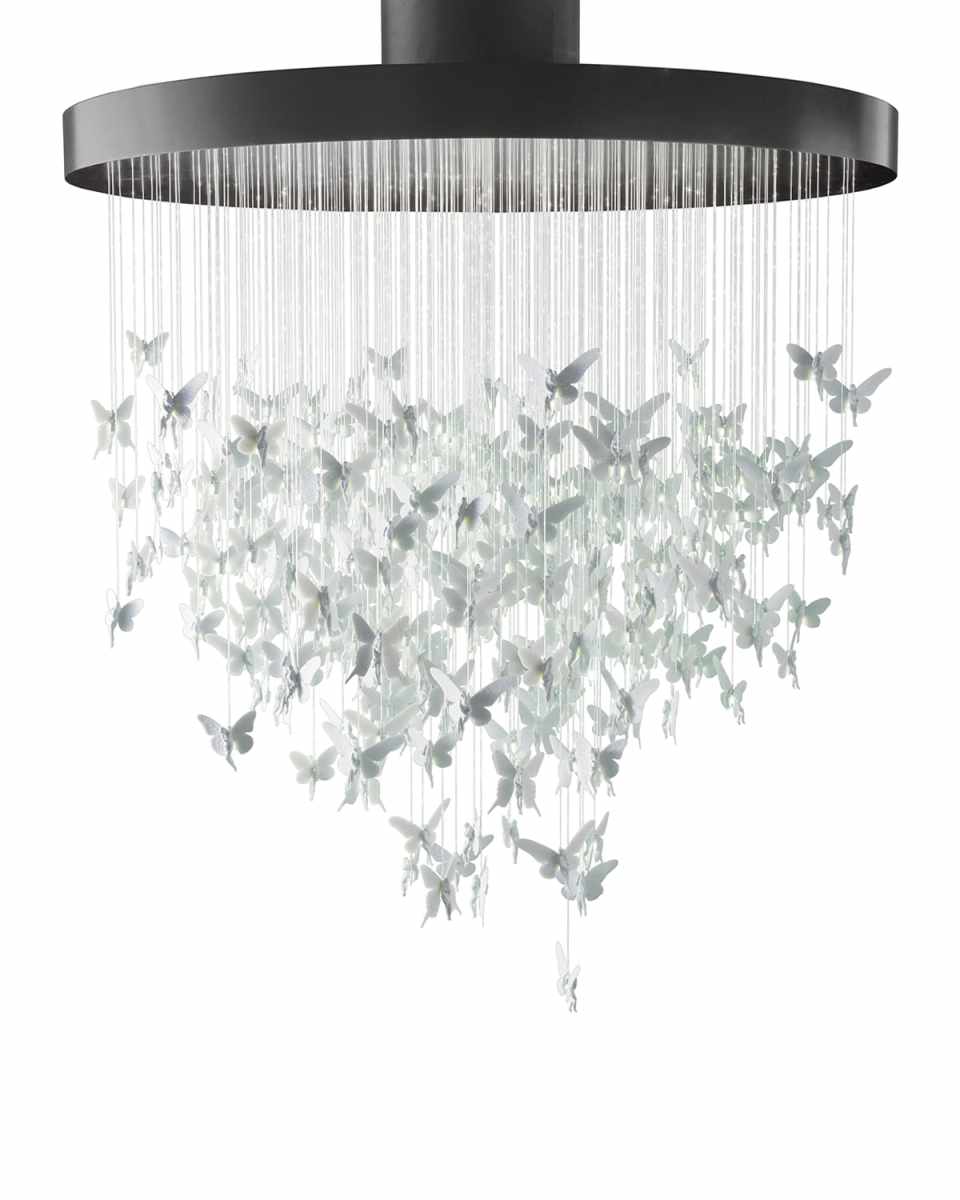 Niagara Chandelier, Silver