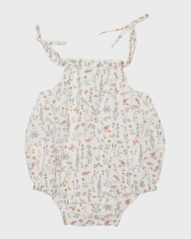 Baby Girl's Lodie Liberty Floral-Print Bubble Romper, Size 6M-
