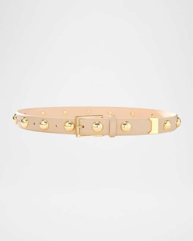Studded Leather Belt