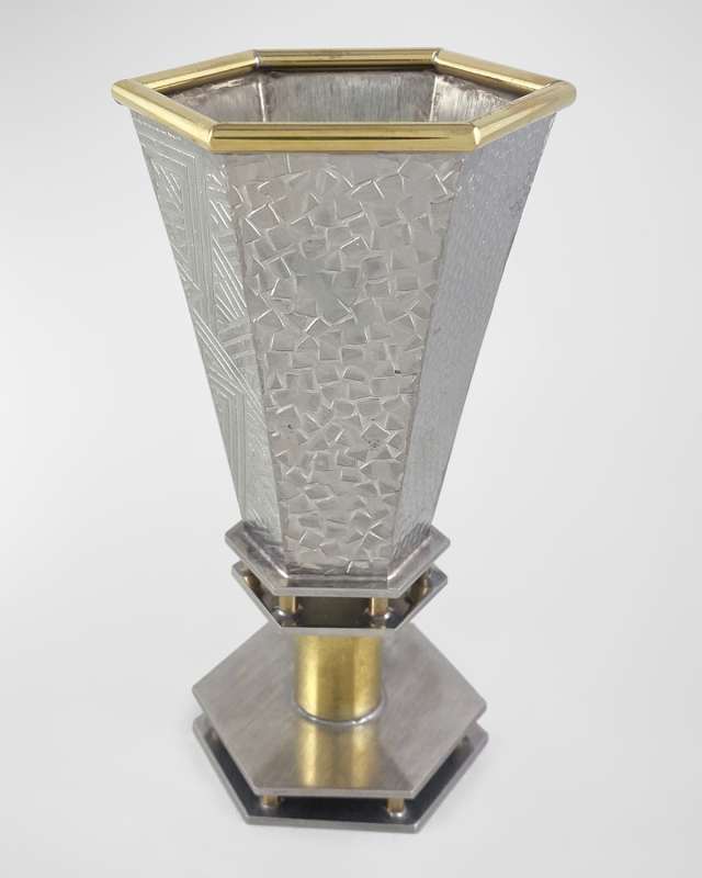 Dinah Collection Hexagonal Kiddush Cup by Joy Stember