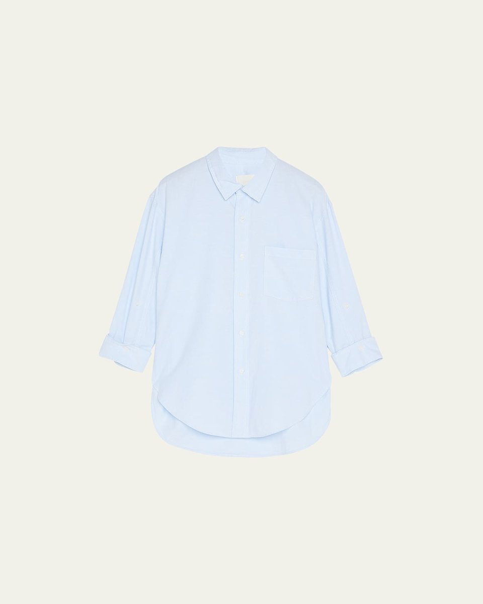 Kayla Oversized Button-Front Shirt