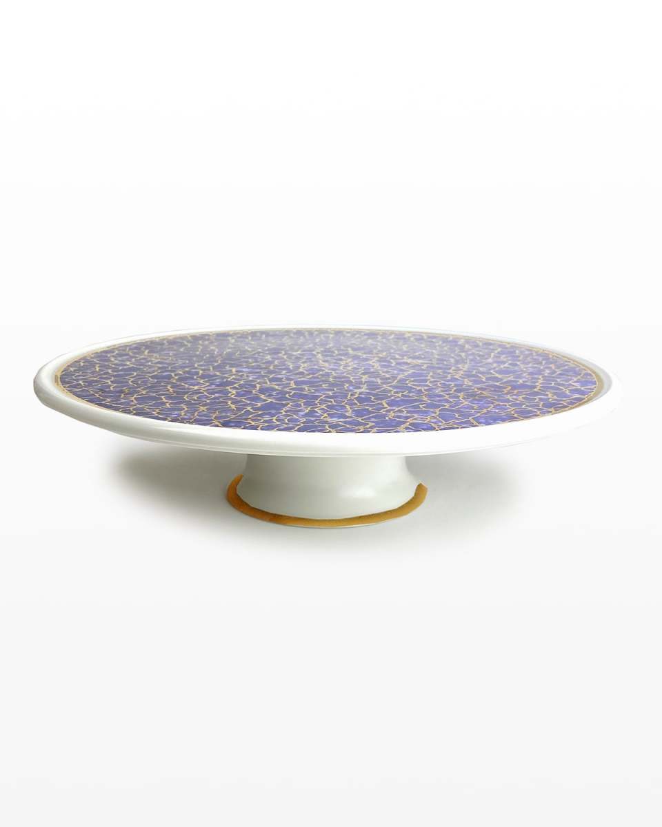 Amalfi Blue Cake Stand